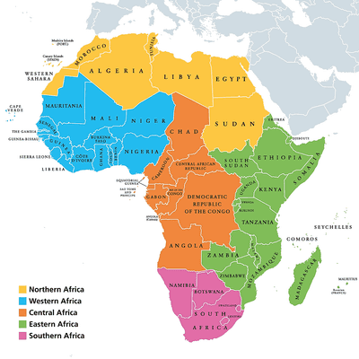 Largest Countries in Africa